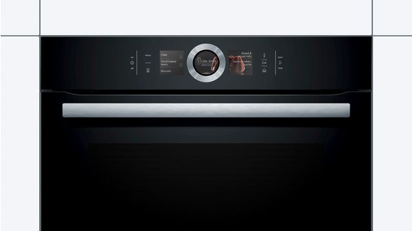 Series 8 Built-in oven with added steam function 60 x 60 cm Black HRG6769B2A HRG6769B2A-2