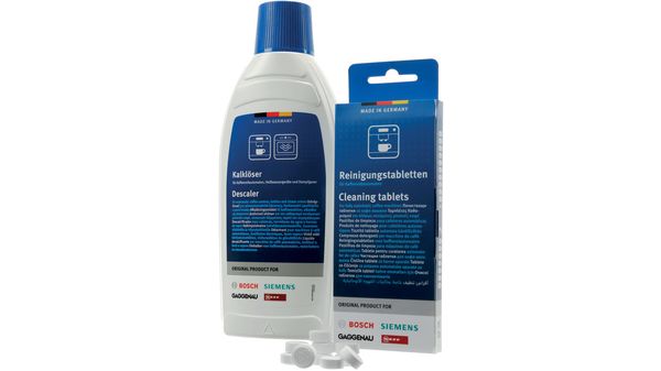 Conjunto de limpeza e descalcificação para máquinas de café e jarros elétricos Substitui o código 311813 00311980 00311980-1