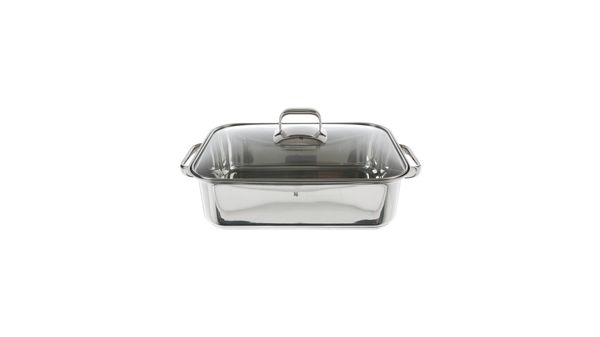Multi-oval roaster Stainless Steel roaster with glass lid 17000325 17000325-3