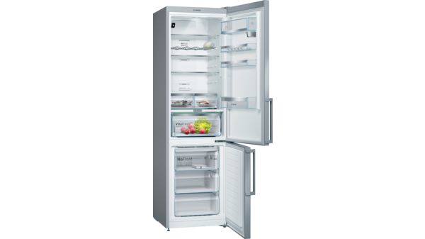 Serie | 6 Free-standing fridge-freezer with freezer at bottom 204 x 60 cm Inox-easyclean KGN39HIEP KGN39HIEP-2