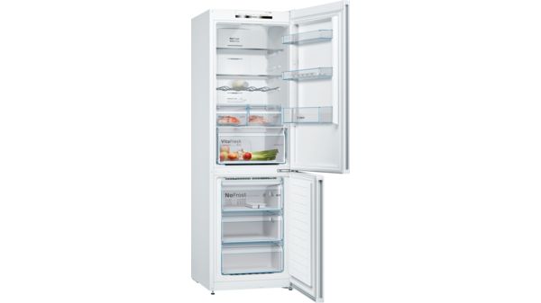 Series 4 Free-standing fridge-freezer with freezer at bottom 186 x 60 cm White KGN36VW35G KGN36VW35G-2
