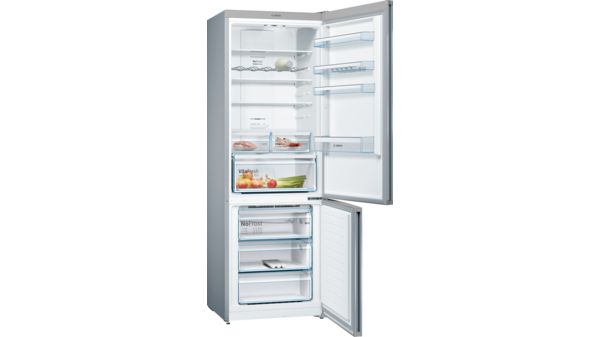 Serie | 4 Free-standing fridge-freezer with freezer at bottom 203 x 70 cm Inox-look KGN49XL30G KGN49XL30G-2