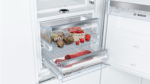 Series 8 Built-in fridge-freezer with freezer at bottom 177.2 x 55.8 cm flat hinge KIF86PFE0 KIF86PFE0-5