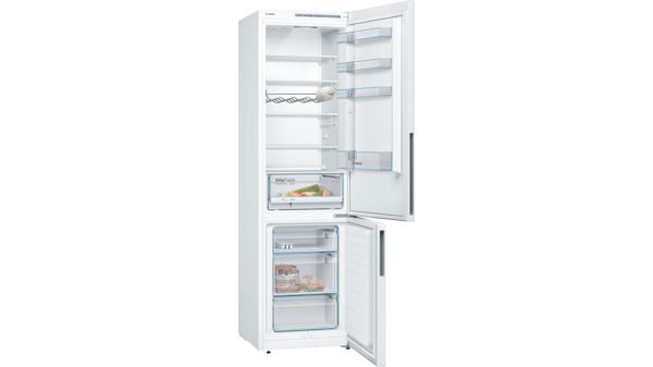Serie | 4 Free-standing fridge-freezer with freezer at bottom 201 x 60 cm White KGV39VW32G KGV39VW32G-1