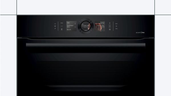 Serie 8 Compacte oven met volwaardige stoom 60 x 45 cm Carbon black CSG856NC1 CSG856NC1-2