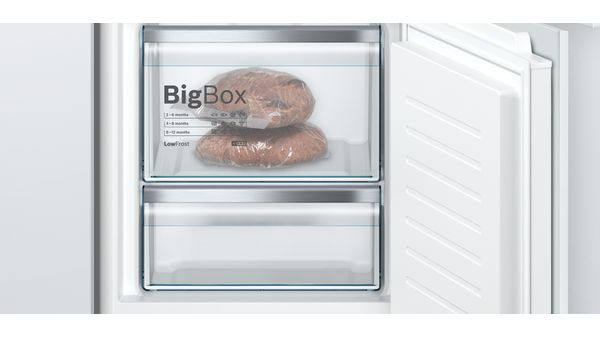 Série 6 Réfrigérateur-congélateur intégrable avec compartiment congélation en bas 177.2 x 55.8 cm Charnières plates SoftClose KIS87ADE0H KIS87ADE0H-6