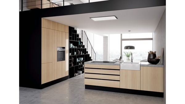 iQ700 Inbyggnadsugn med ångfunktion 60 x 60 cm Rostfritt stål HR676GIS1S HR676GIS1S-8