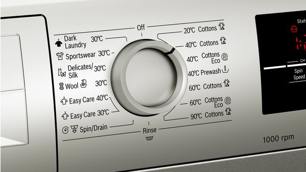 Series 2 Frontloader Washing Machine 7 kg , Silver inox WAJ2017SZA WAJ2017SZA-5