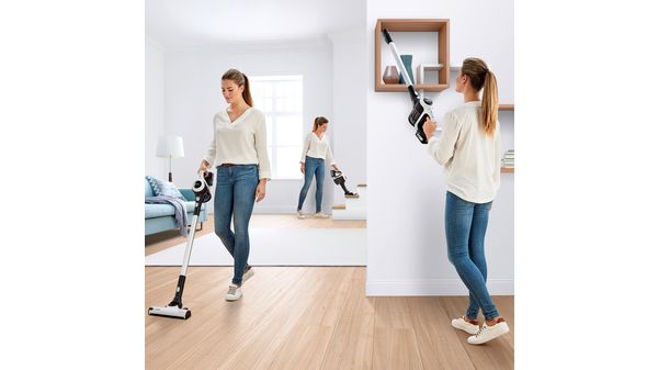 Series 6 Rechargeable vacuum cleaner Unlimited White BCS612W BCS612W-7