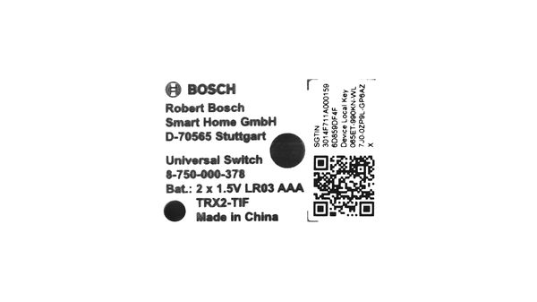 Schalter Universal Switch 10006373 10006373-2