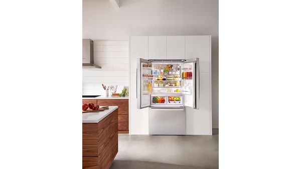 800 Series French Door Bottom Mount Refrigerator 36'' Easy clean stainless steel B36CT81SNS B36CT81SNS-6