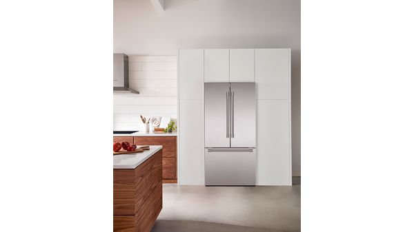 Série 800 Réfrigérateur à portes françaises congélateur en bas 36'' Acier inoxydable facile à nettoyer B36CT81SNS B36CT81SNS-2