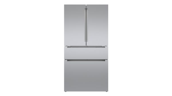 800 Series French Door Bottom Mount Refrigerator 36'' Brushed steel anti-fingerprint B36CL80ENS B36CL80ENS-1