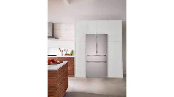 800 Series French Door Bottom Mount Refrigerator 36'' Brushed steel anti-fingerprint B36CL80ENS B36CL80ENS-4
