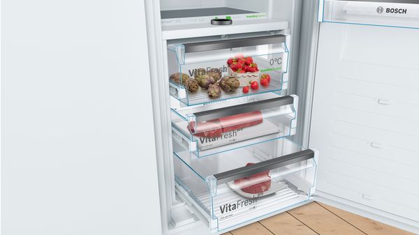 Serie 8 Einbau-Kühlschrank mit Gefrierfach 177.5 x 56 cm Flachscharnier mit Softeinzug KIF82SDE0 KIF82SDE0-5