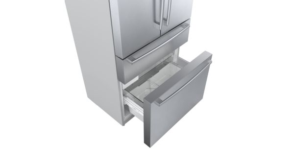800 Series French Door Bottom Mount 36'' Easy clean stainless steel B36CL80SNS B36CL80SNS-8