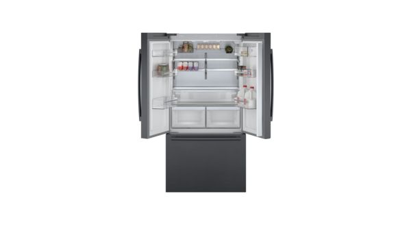 Série 800 Réfrigérateur à portes françaises congélateur en bas 36'' Acier inoxydable noir B36CT80SNB B36CT80SNB-9