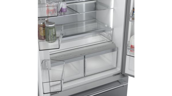 800 Series French Door Bottom Mount Refrigerator 36'' Easy clean stainless steel B36CT81SNS B36CT81SNS-10