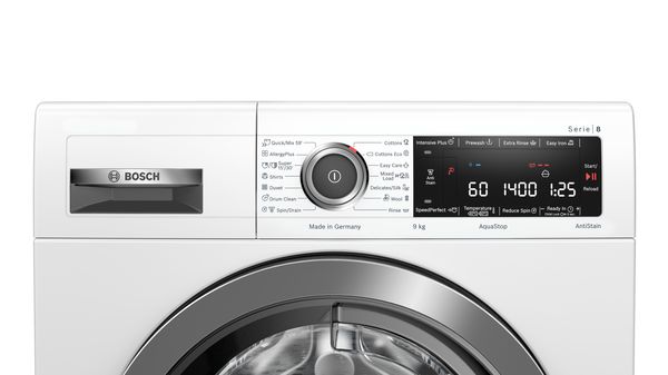 Serie | 8 washing machine, frontloader fullsize 9 kg 1400 rpm WAV28M80ME WAV28M80ME-3