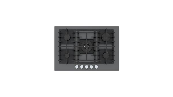 Benchmark® Gas Cooktop 30'' Tempered glass, Dark silver NGMP077UC NGMP077UC-51