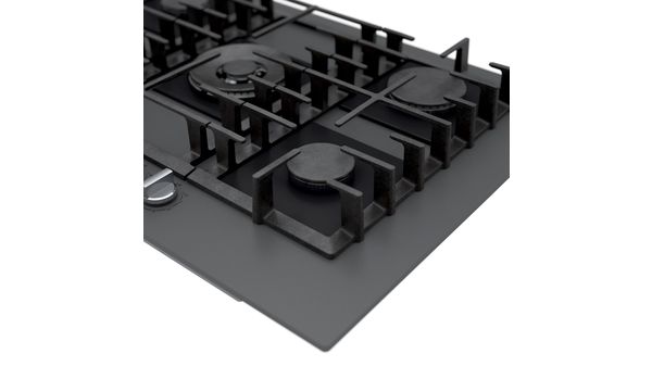 Benchmark® Gas Cooktop 30'' Tempered glass, Dark silver NGMP077UC NGMP077UC-50