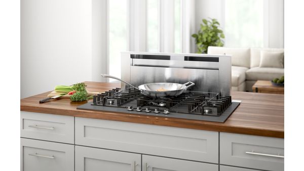 Benchmark® Gas Cooktop 36'' Tempered glass, Dark silver NGMP677UC NGMP677UC-49