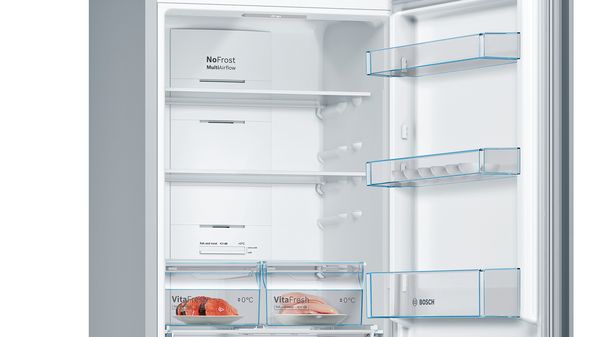 Serie | 4 Free-standing fridge-freezer with freezer at bottom 186 x 60 cm Inox-look KGN36VL35G KGN36VL35G-4
