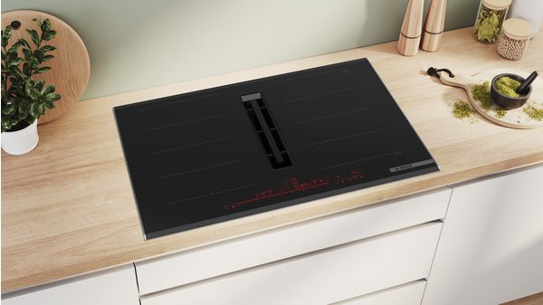 Series 8 Induction hob with integrated ventilation system 80 cm surface mount with frame PXX875D67E PXX875D67E-5