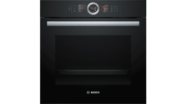 Serie | 8 Built-in oven with steam function 60 x 60 cm Black HSG656XB6A HSG656XB6A-1