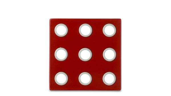Kochtopfzubehör Rosti Mepal - Topfuntersetzer domino - luna rot 00576301 00576301-1