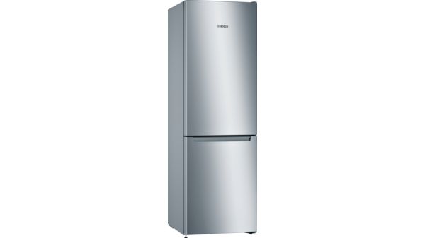 Series 2 Free-standing fridge-freezer with freezer at bottom 176 x 60 cm Stainless steel look KGN33NLEAG KGN33NLEAG-1