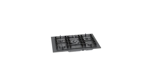 Benchmark® Gas Cooktop 30'' Tempered glass, Dark silver NGMP077UC NGMP077UC-25