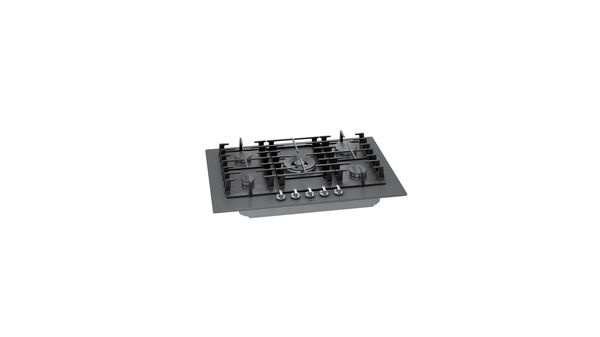 Benchmark® Gas Cooktop 30'' Tempered glass, Dark silver NGMP077UC NGMP077UC-7