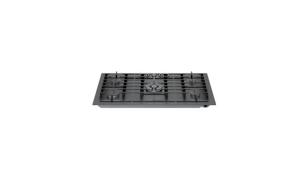 Benchmark® Gas Cooktop 36'' Tempered glass, Dark silver NGMP677UC NGMP677UC-11