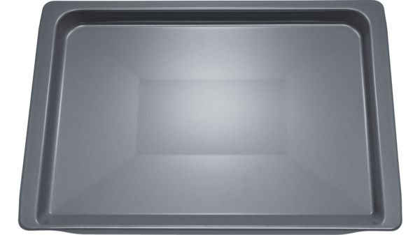 Baking tray enamel gray enameled, suitable for pyrolysis 464 x 345 x 29 mm 00742278 00742278-1