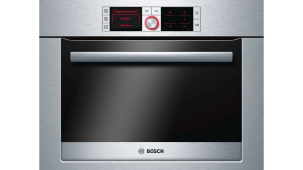 Series 8 Built-in compact oven with steam function 60 x 45 cm Stainless steel HBC36D754B HBC36D754B-1