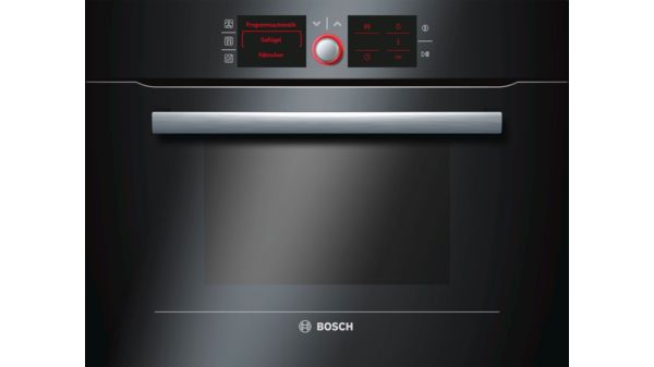Series 8 Built-in compact oven with steam function 60 x 45 cm Black HBC36D764 HBC36D764-1