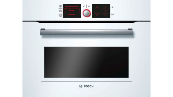 Series 8 Built-in compact oven with steam function 60 x 45 cm White HBC36D724 HBC36D724-1