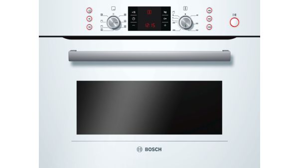 Serie | 8 Compacte oven met magnetron wit HBC84E623 HBC84E623-1