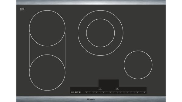 Stainless Steel Electric Cooktop 30 500 series 30 stainless steel electric cooktop with touch control net5054uc net5054uc 1