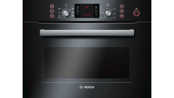 Series 8 Built-in compact oven with microwave function 60 x 45 cm Black HBC84E663B HBC84E663B-1