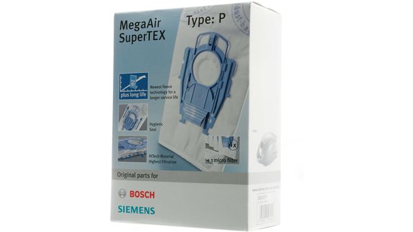Vacuum cleaner bag MegaAir SuperTEX - Type P 00468264 00468264-3