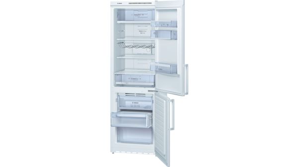 Free-standing fridge-freezer with freezer at bottom 186 x 60 cm White KGN36VW30G KGN36VW30G-1