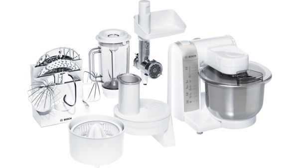 Køkkenmaskine MUM4 600 W Hvid, sølv MUM4880 MUM4880-1
