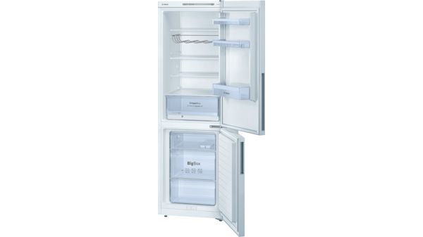 Serie | 4 Free-standing fridge-freezer with freezer at bottom KGV36NW20G KGV36NW20G-1