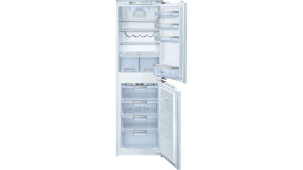 Built-in fridge-freezer with freezer at bottom 177.2 x 53.8 cm soft close flat hinge KIN32A55GB KIN32A55GB-1