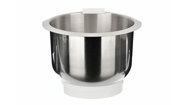 Mixing bowl Stainless steel mixing bowl Suitable for MUM4, stainless steel 1.4306, base PP 00365310 00365310-1